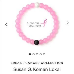 Original Lokai Breast Cancer Awareness Bracelet